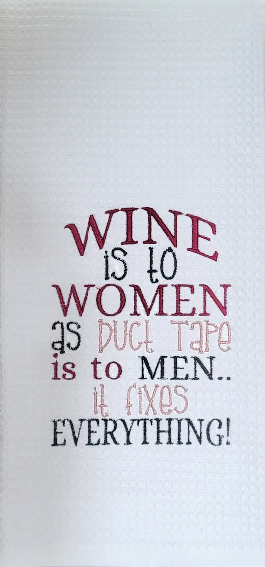 Wine is to Women